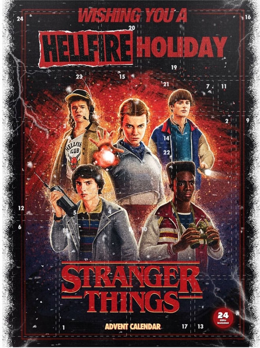 Calendrier de l'Avent Stranger Things Cinereplicas 2025