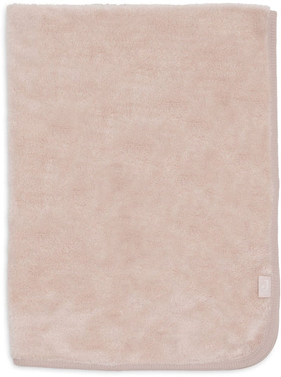Jollein couverture bébé berceau 75x100cm jersey sherpa basique soie rose