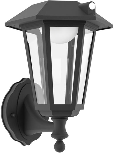 Applique d'extérieur solaire Eglo prietta - capteur - rechargeable - LED - 26,6 cm - noir