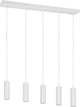 Trio soka - lampe suspendue - blanc mat - excl. 5x gu10 5 w - montage au plafond - réglable en hauteur