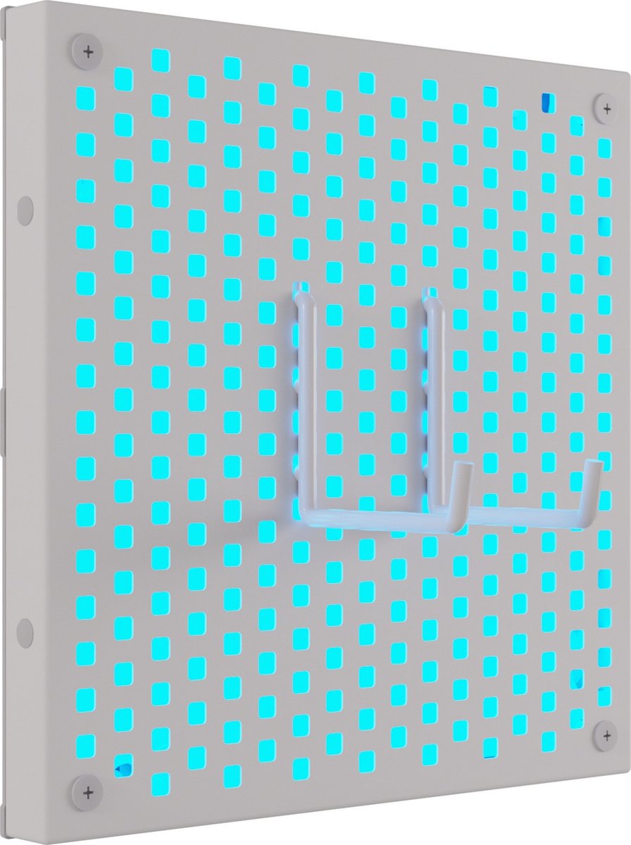 Nanoleaf bloque l'ensemble d'extension de panneau perforé léger - 1 panneau perforé - rgbw - compatible google, apple, alexa