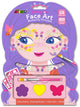 Avenir face art - princesse papillon - avec peinture pour le visage et autocollants - jeu créatif - 3+
