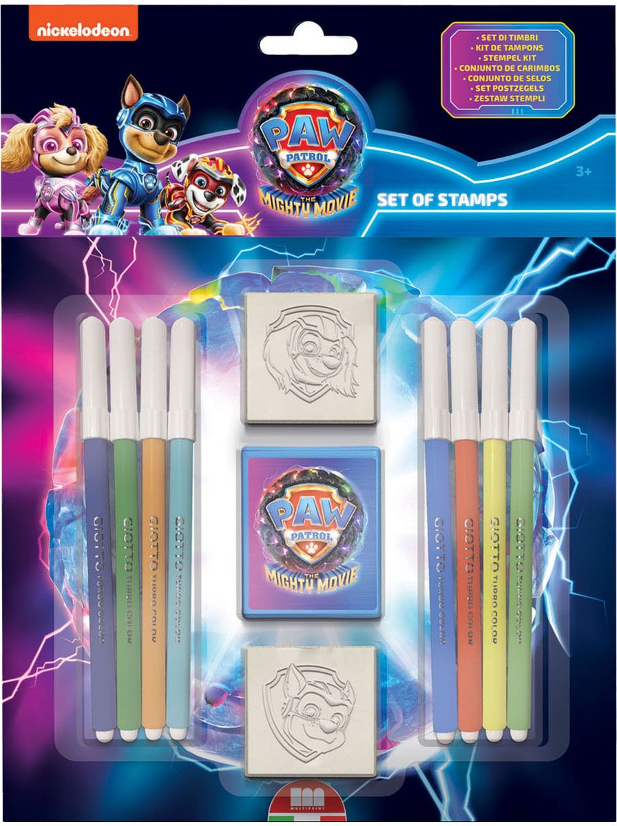 Ensemble de timbres élevé multiprint Rainbow High, 11dlg,