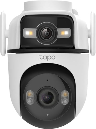 Caméra de sécurité tp-link tapo c545d double objectif - extérieur - 2k 3mp - pan tilt - détection ai - ip66