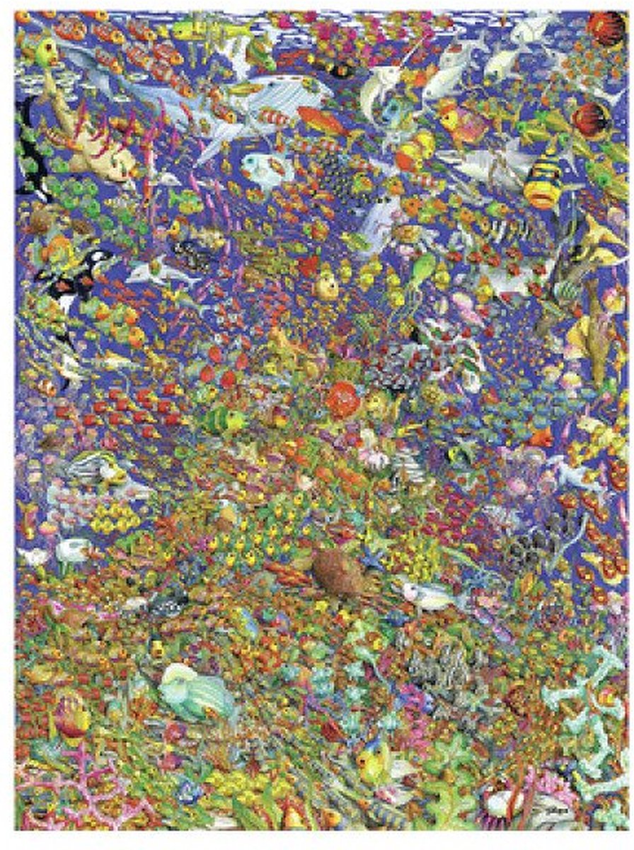 Ravensburger Puzzle du puzzle de nombreux poissons colorés, 1500st.