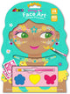 Avenir face art - princesse fleur - avec peinture pour le visage et autocollants - jeu créatif - 3+