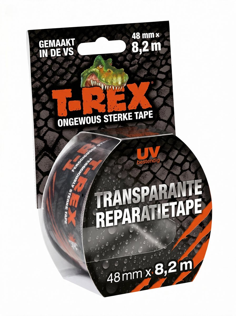 T-rex 820-48 - ruban d'emballage transparent - 48 mm x 8,2 m - transparent