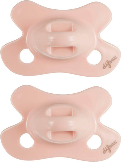 Sucette naturelle Difrax - nouveau-né - rose rose clair - 2 pièces