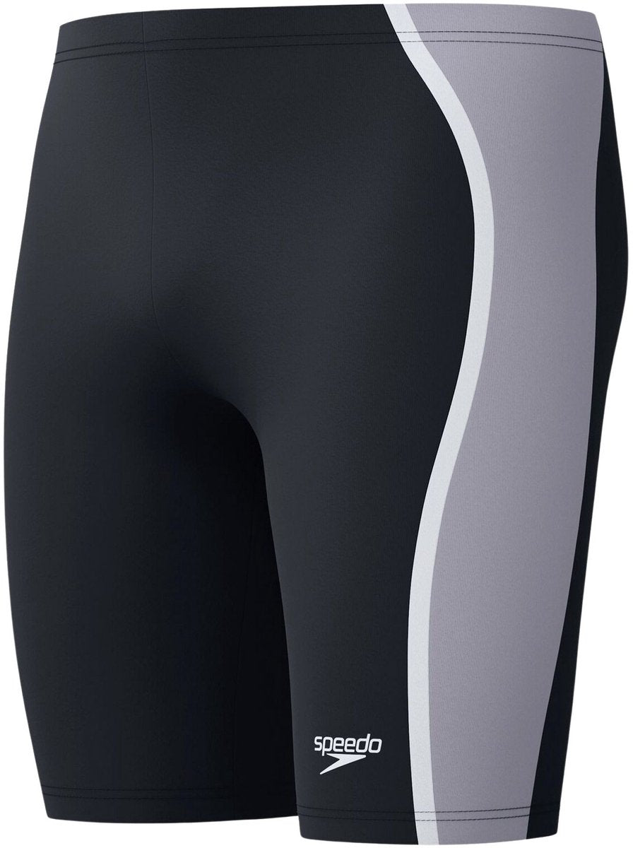 Short de bain sport homme Speedo solid splice jammer noir gris