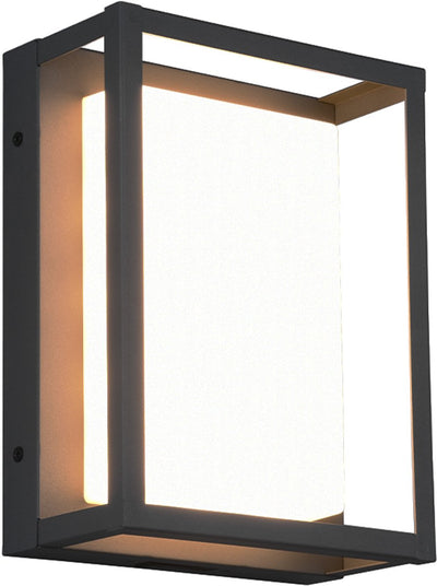 Trio witham - applique - anthracite - incl. 1x SMD 10,5W - couleur de lumière réglable - éclairage extérieur - IP54