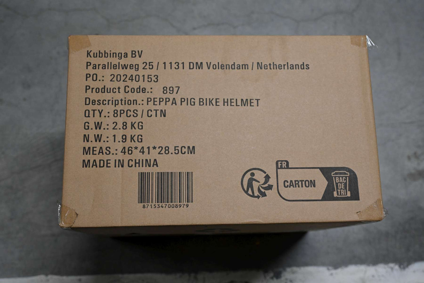 Casque de vélo de Pig Pig Pink 51-55 cm