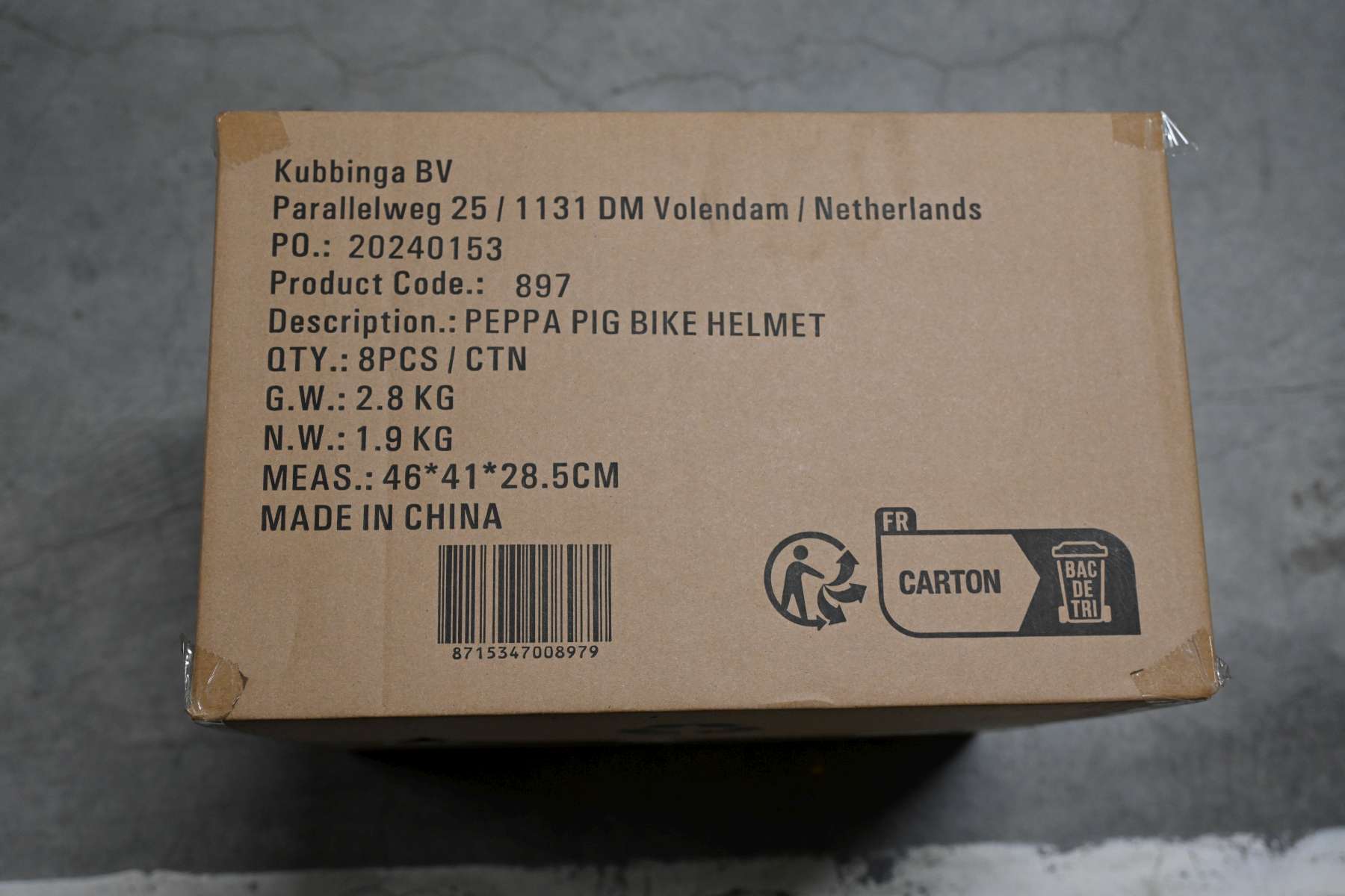 Casque de vélo de Pig Pig Pink 51-55 cm
