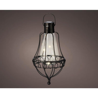 Lampe suspendue solaire Lumineo LED h21cm noire
