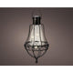Lampe suspendue solaire Lumineo LED h21cm noire