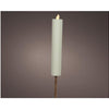 Torche bougie solaire Lumineo LED ø4-h90cm blanc