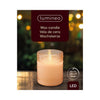 Bougie LED Decoris en verre ø8-h10cm