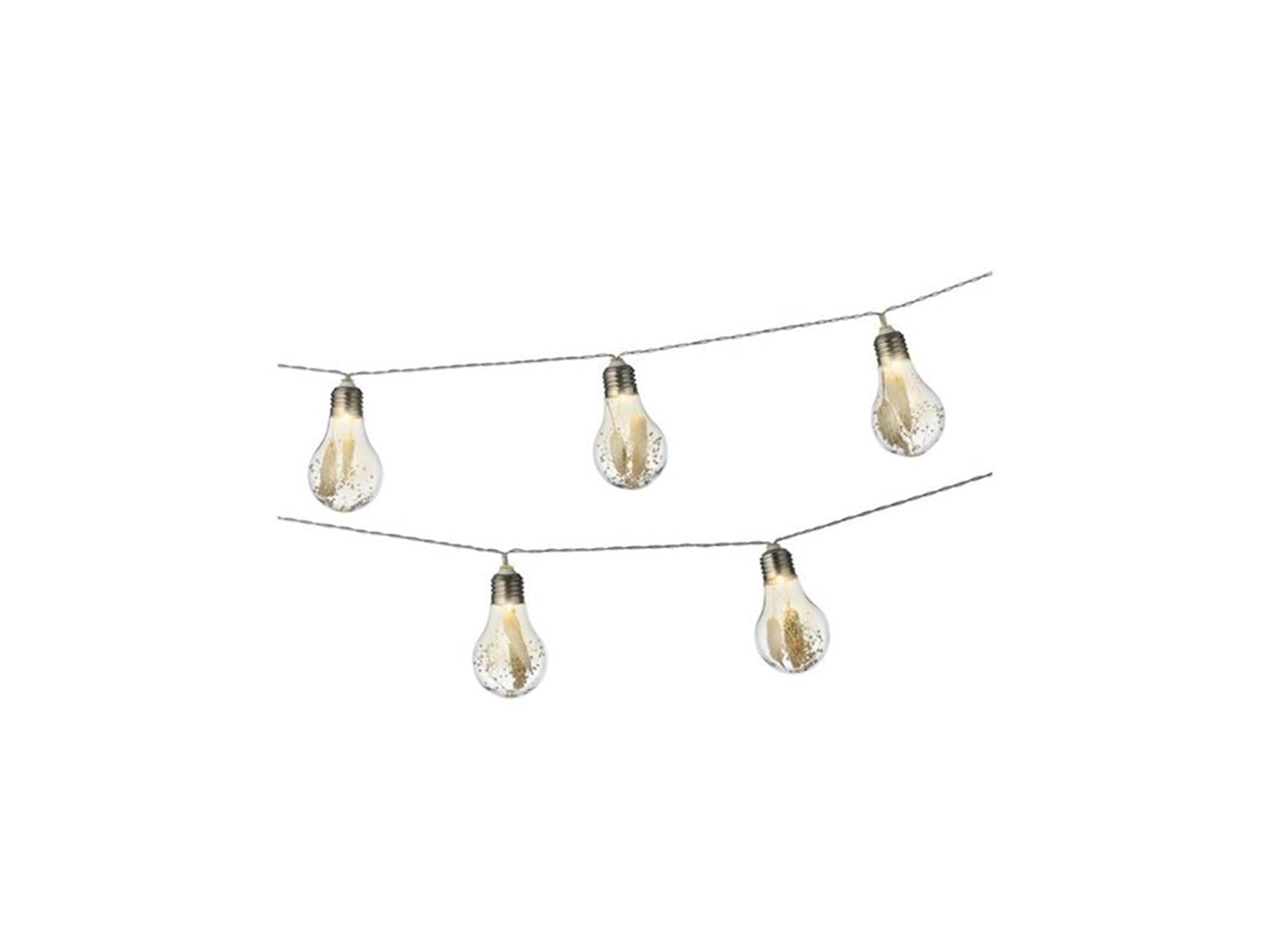 Guirlande lumineuse à ampoules LED Lumineo avec fleur