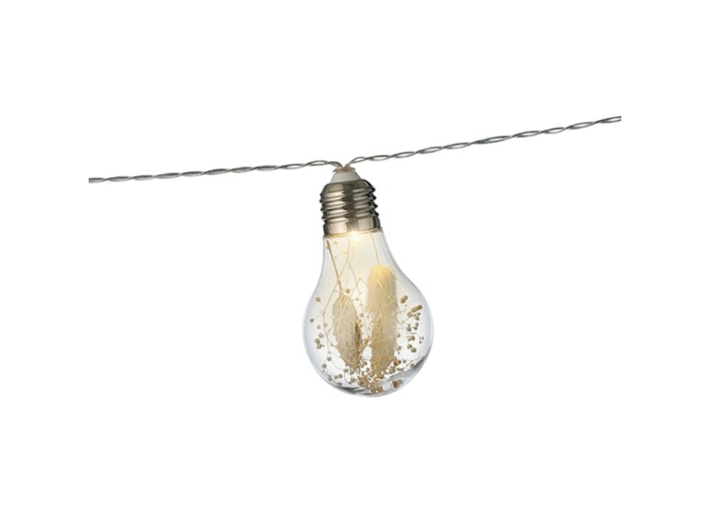 Guirlande lumineuse à ampoules LED Lumineo avec fleur