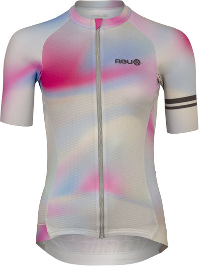 Agu dégradé tourbillon maillot de cyclisme performance femmes
