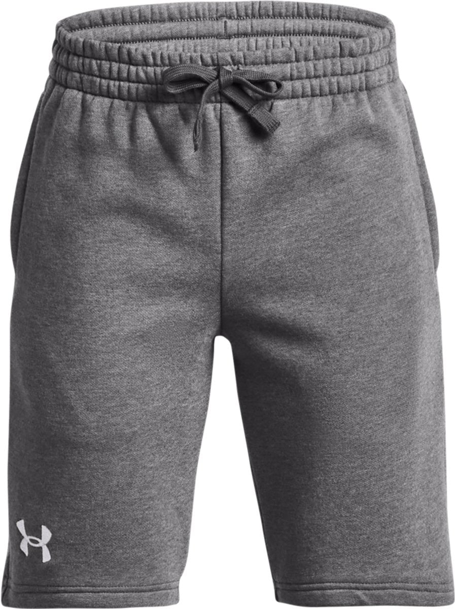 Pantalons de Sport Garçons Under Armour UA Rival Fleece Shorts - Gris