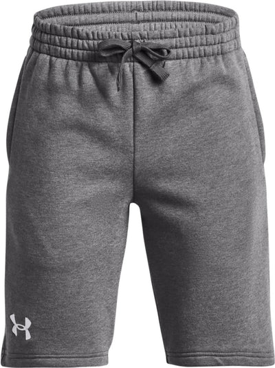 Pantalons de Sport Garçons Under Armour UA Rival Fleece Shorts - Gris