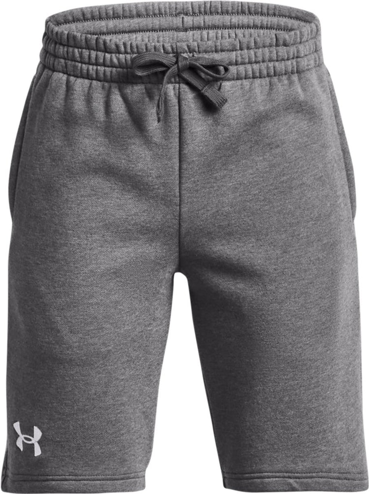 Pantalons de Sport Garçons Under Armour UA Rival Fleece Shorts - Gris