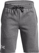 Pantalons de Sport Garçons Under Armour UA Rival Fleece Shorts - Gris