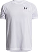 Under armour ua tech 2.0 ss-wht chemise de sport pour garçons - blanc - noir