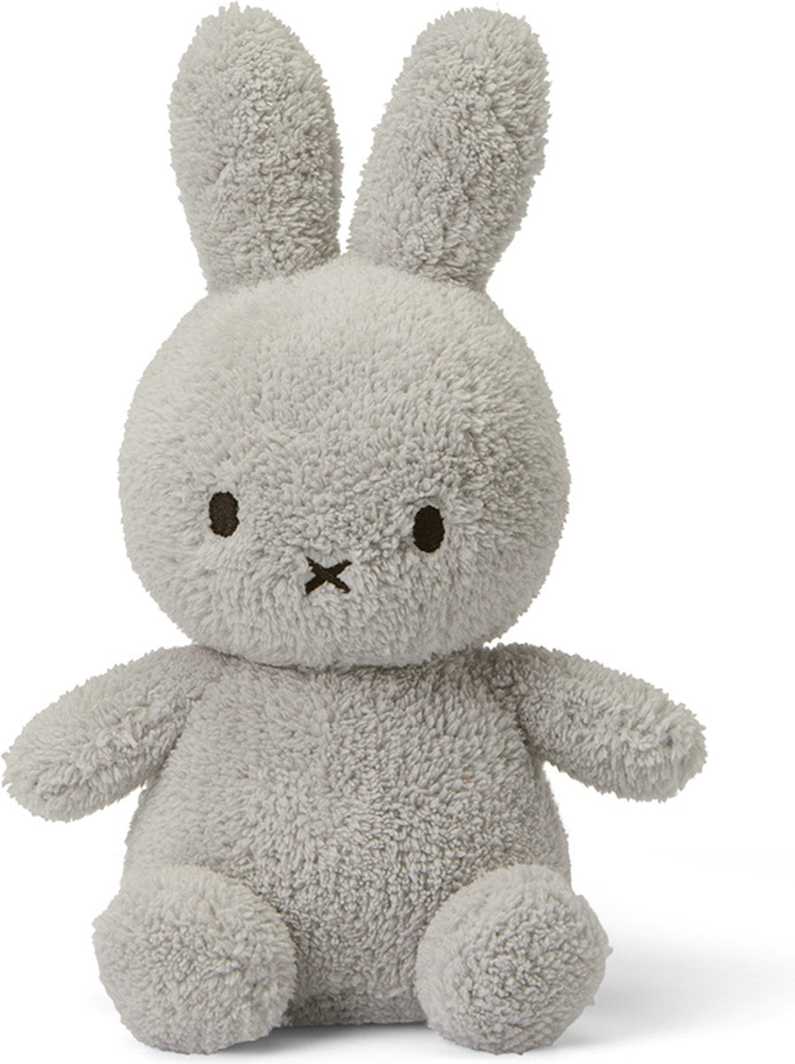 Bon ton jouets Miffy - éponge gris clair - 23 cm