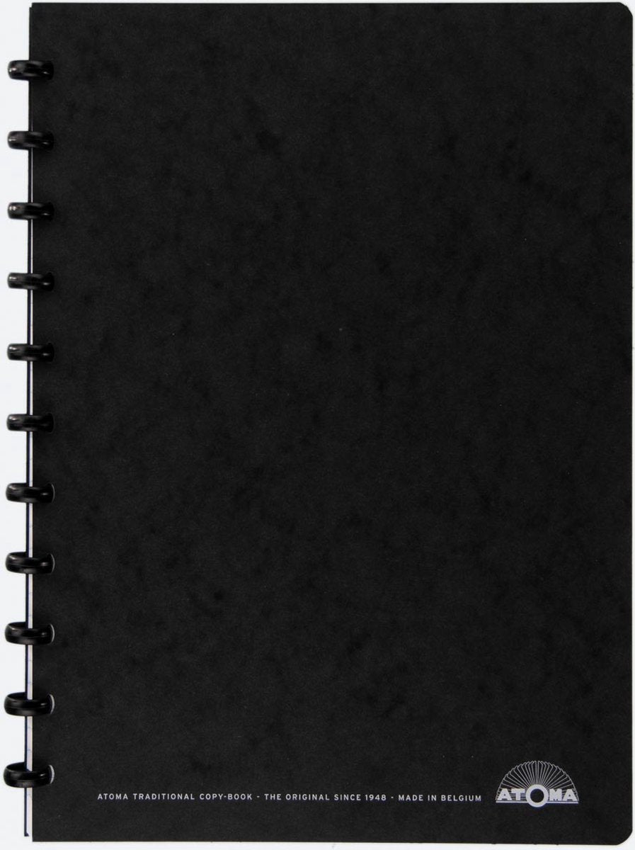 Atoma carnet de réunion a4 noir l