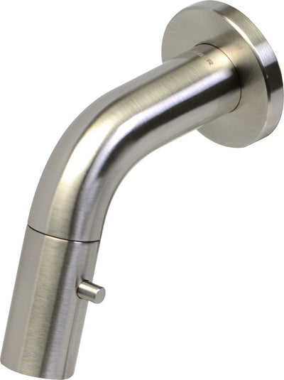 Robinet de WC Plieger Lupo 2.0 – Robinet de lavabo à encastrer – Modèle mural – Bec 10,5 cm – Garantie 10 ans – Chrome brossé