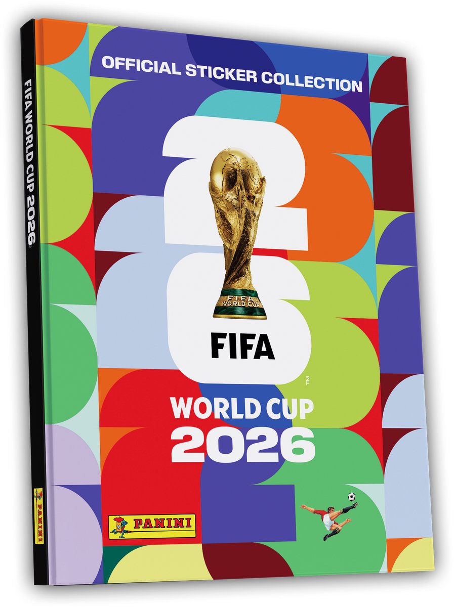 Panini - autocollant coupe du monde fifa 2026 - album à couverture rigide