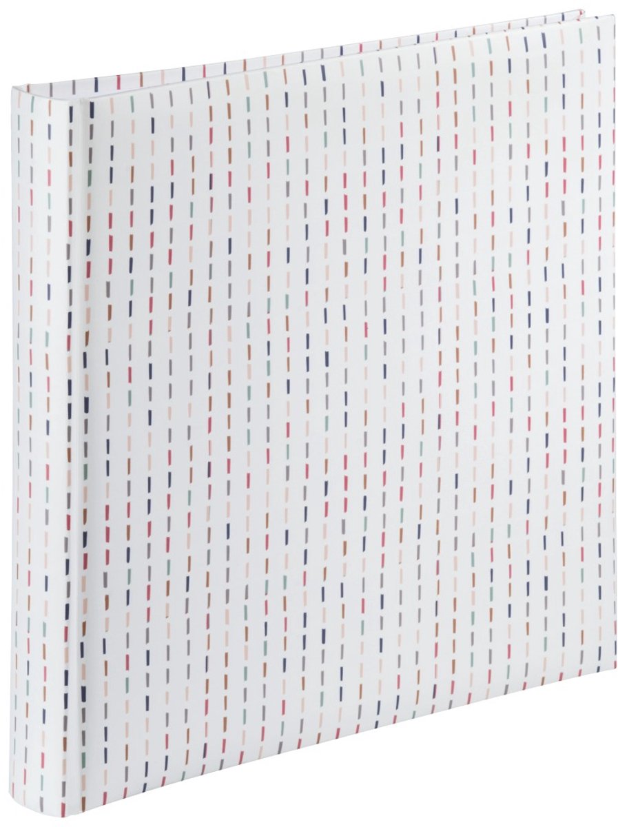 Hama album xl graphique, 30x30 cm, 80 pages blanches, rayures