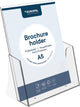 Bac à brochures Europel – flyers – a5 – 14,8 x 21 cm – présentation cristalline – salons et bureaux