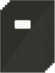 Carnets Kangaro a4 - avec diamant 10mm - noir - 5 pièces - k-583004