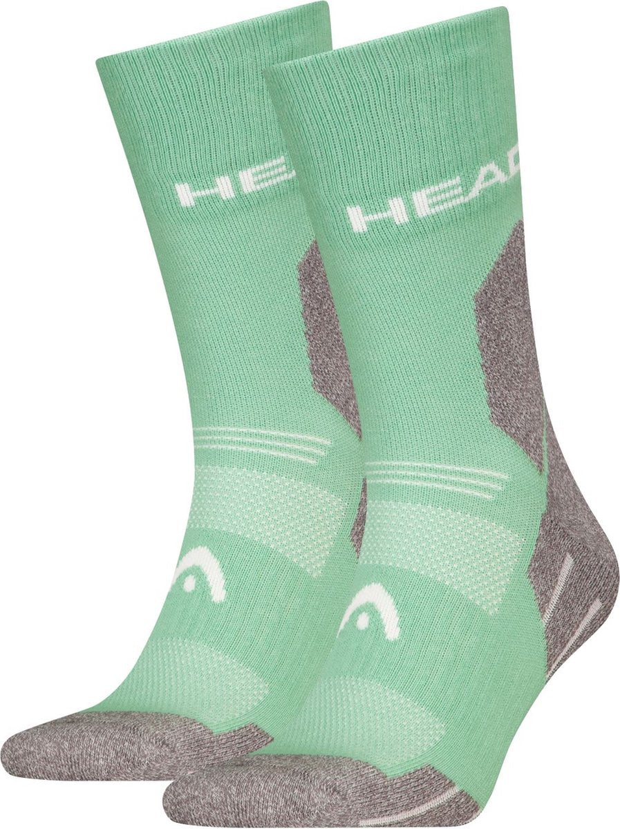 Head - unisexe - chaussettes de sport de randonnée - tous climats - pack de 2 - taille 43-46