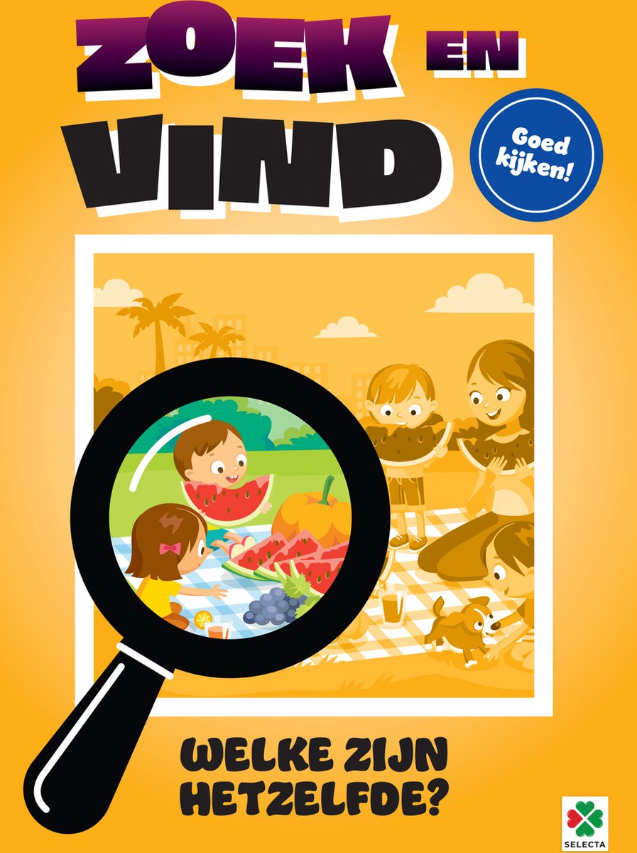 Recherche et trouver: quel sont les mêmes? Doeboek