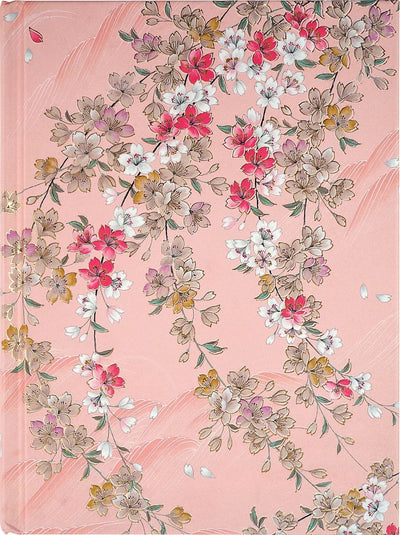 Carnet relié Peter Pauper - fleurs de cerisier - 16x21 cm