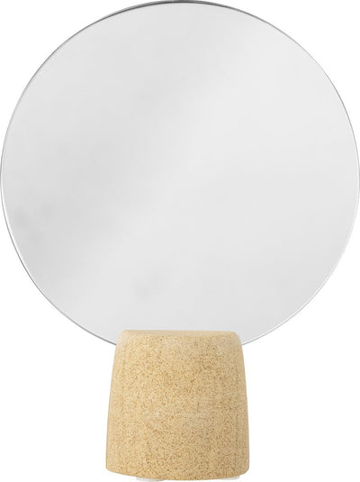 Bloomingville - miroir de table ilina - beige - grès