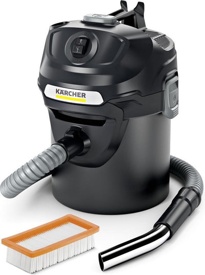 Aspirateur cendres et poussières Kärcher ad 2 - 600 w - 14 litres - ignifuge - nettoyage filtre reboost