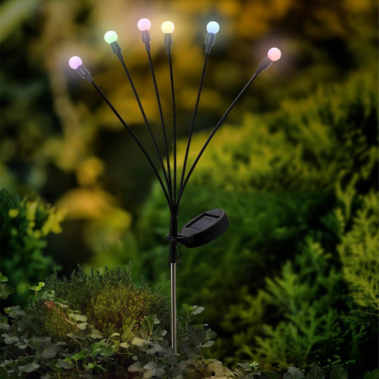 Prise de jardin solaire Lumineo multi h70cm luciole