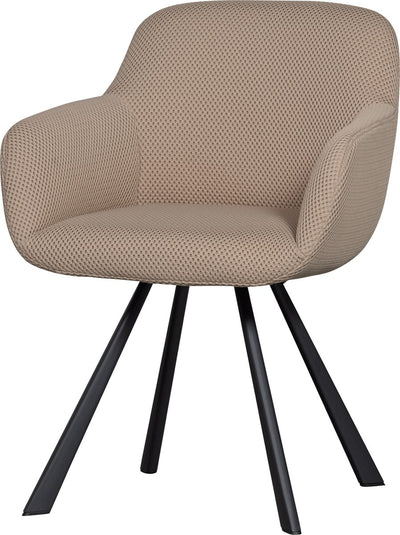Chaise de salle à manger Woood juno - maille - naturel - 79x58x58