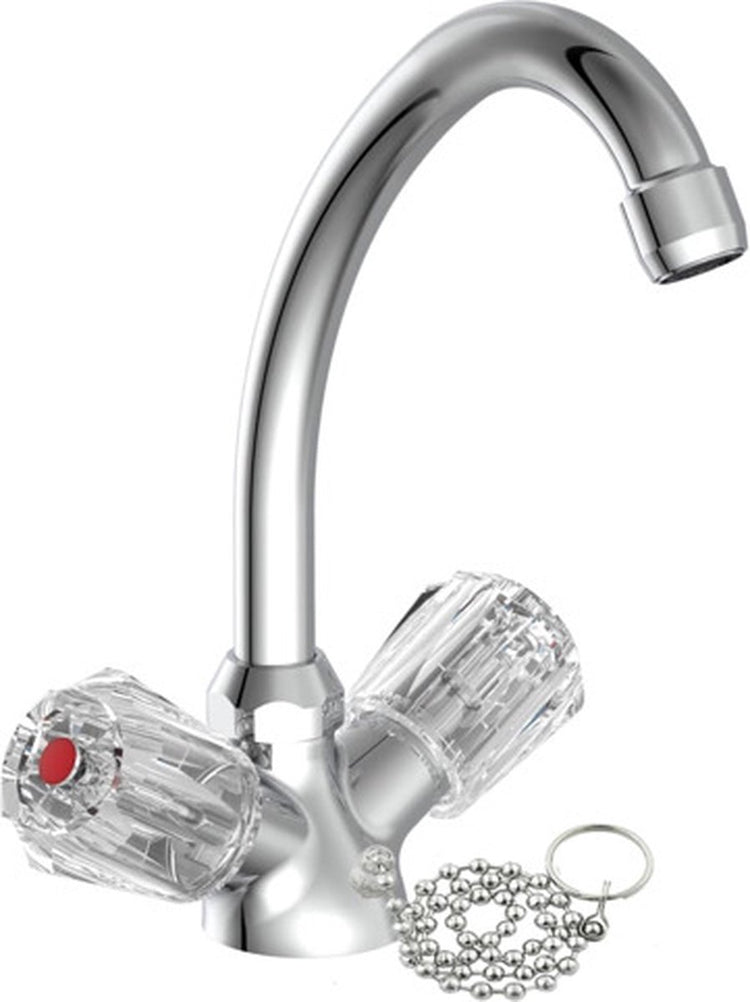 Schütte schütte lavabo-lavabos mixte grue à deux boutons Savino chrome -colored