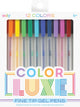 Ooly - color luxe - stylo gel - 12 stylos gel à pointes fines