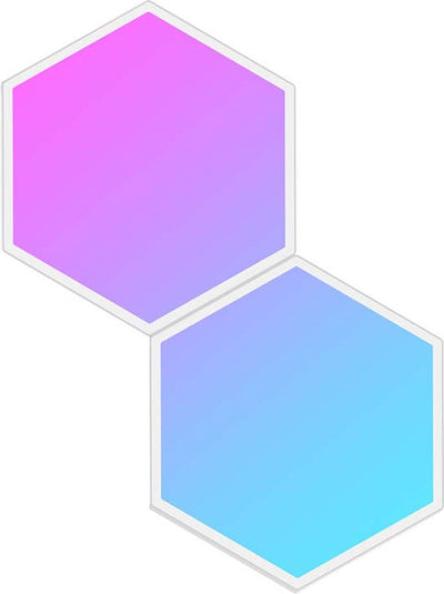 Extension de panneaux muraux hexagonaux Govee - 2 panneaux lumineux intelligents