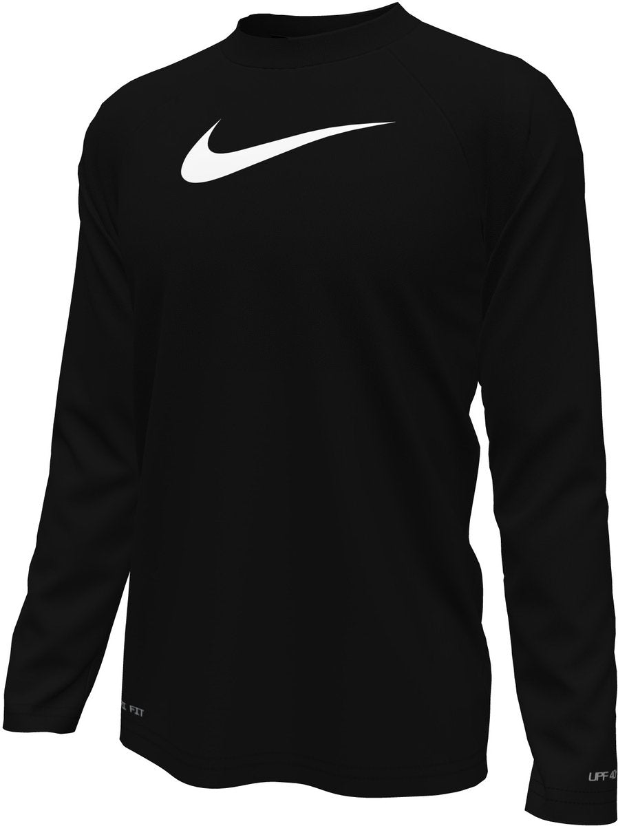 Nike maillots de bain - t-shirt lm - taille 122 128 - filles - noir -