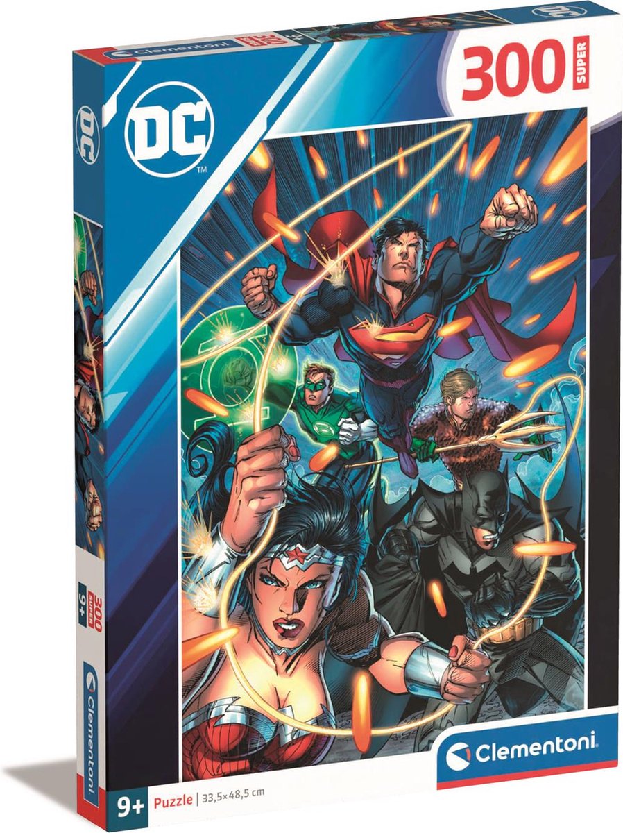 Clementoni Jigsaw Puzzle Super Color Justice League, 300e.