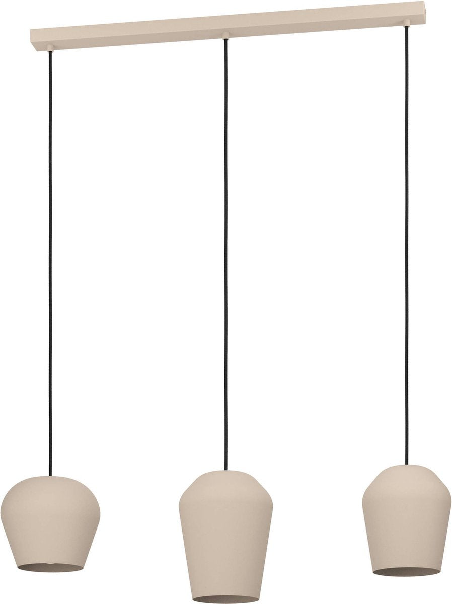 Lampe à suspension Eglo cambaito - e27 - 89,5 cm - couleur sable