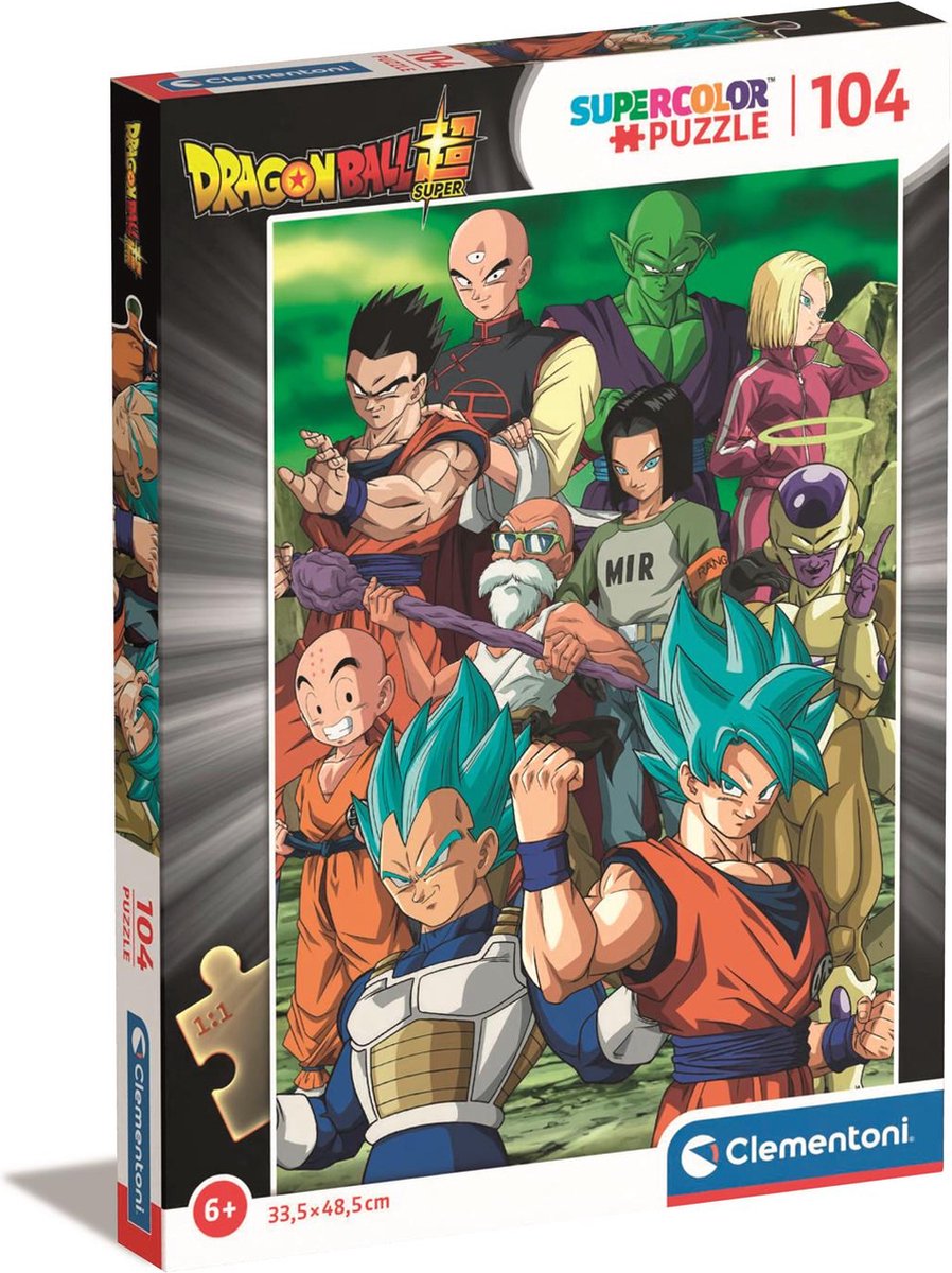 Clementoni - puzzle - 104 pièces - dragonball - puzzle enfant - à partir de 6 ans