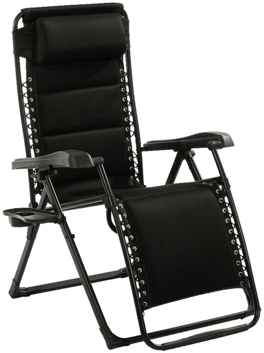 Travellife barletta chaise relax noir